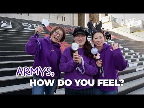 Asked ARMYs in Seoul how they feel about reuniting with BTS